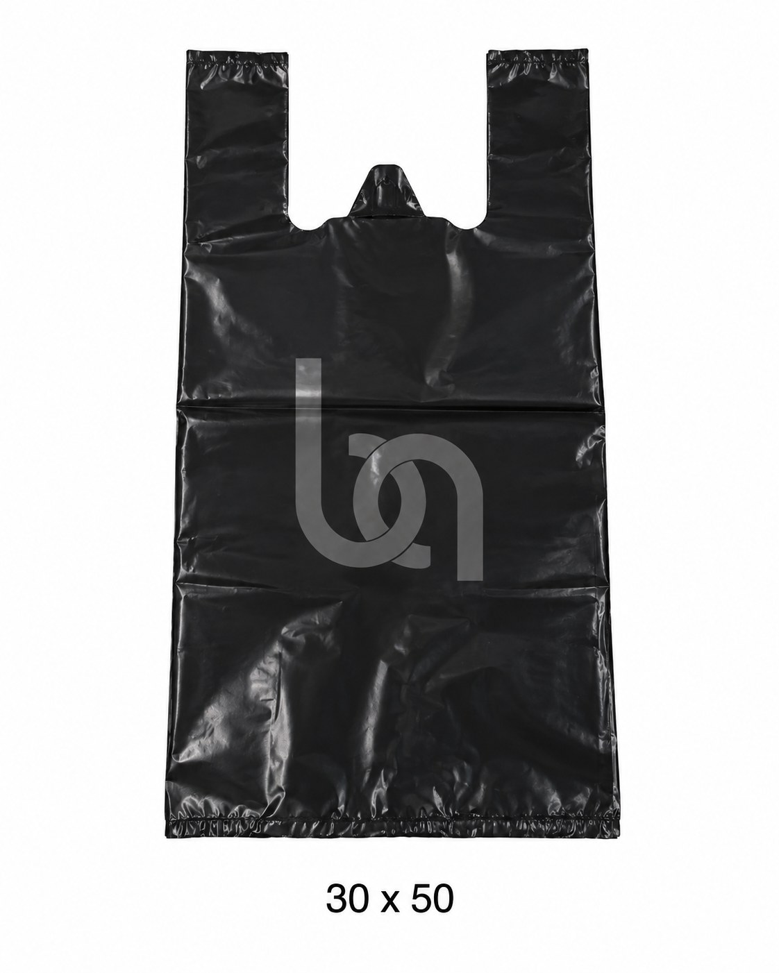 30x50 cm siyah atlet poşet - BAPACK Ambalaj