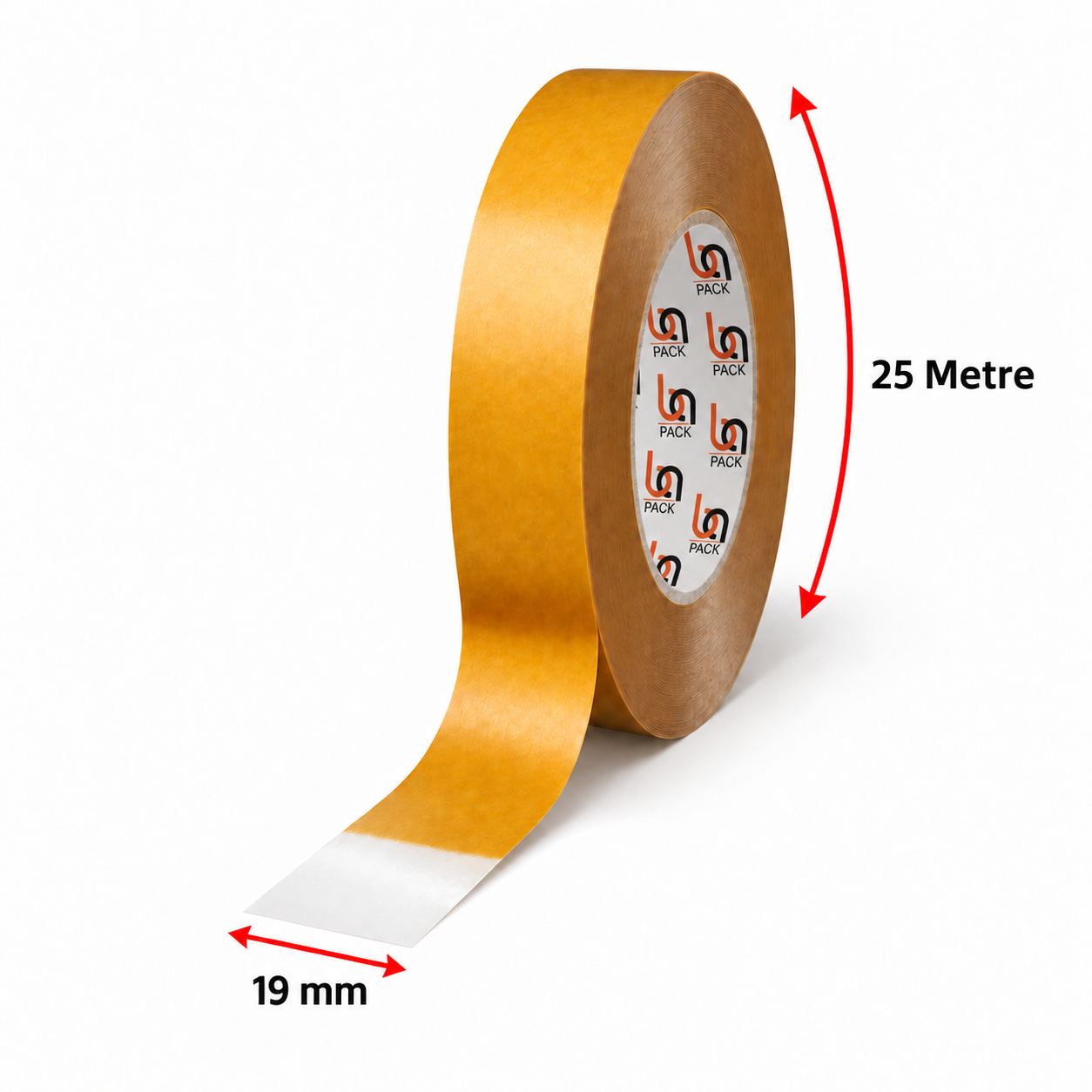 19 mm x 25 metre çift taraflı bant - BAPACK Ambalaj