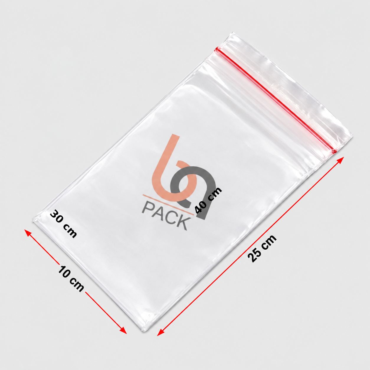 30x40 cm jelatin bantlı poşet - BAPACK Ambalaj