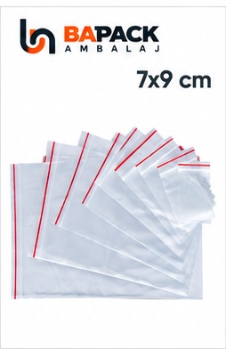 7x9 cm şeffaf kilitli torba - BAPACK Ambalaj
