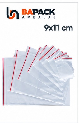 9x11 cm şeffaf kilitli torba - BAPACK Ambalaj