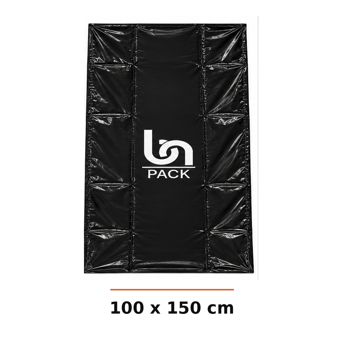 100x150cm Black Carrier Bag